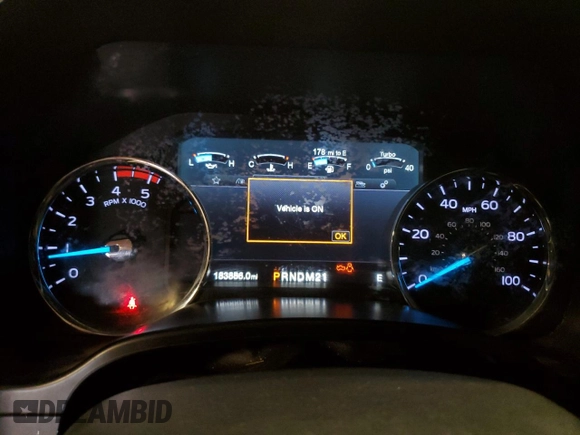 2019 Ford F-250 XL with VIN 1FT7W2BT4KEC21817, listed as a Copart auction lot 57479715 with 183,886 mi miles and Clean title. Bid and sale history available at DreamBid. Image 9.