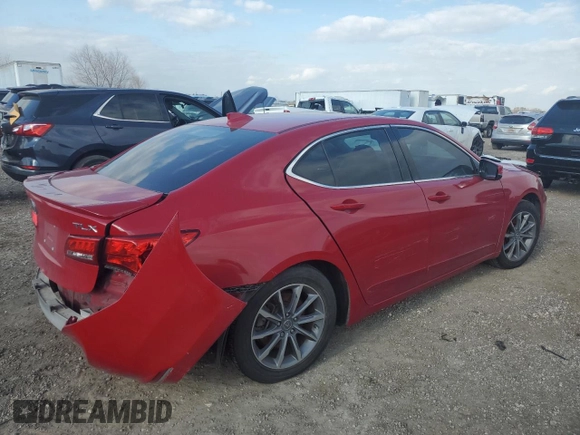 2018 Acura TLX w/Technology Pkg with VIN 19UUB1F5XJA008768, listed as a Copart auction lot 43967245 with 119,815 mi miles and Salvage Title. Bid and sale history available at carsss.com. Image 3.