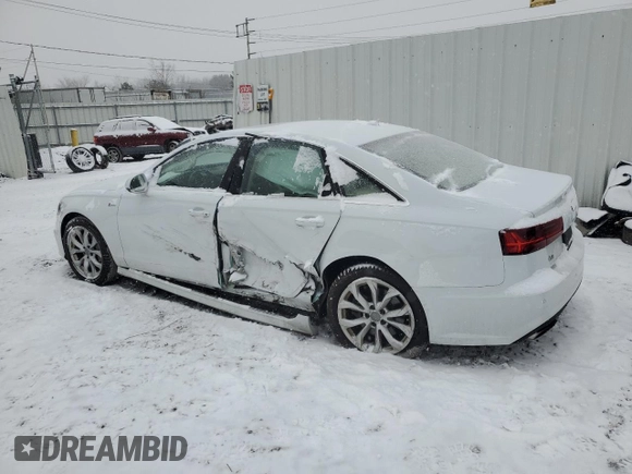 2018 Audi A6 Prestige with VIN WAUH3AFC7JN065933, listed as a Copart auction lot 85733524 with 57,731 mi miles and Salvage title. Bid and sale history available at DreamBid. Image 2.