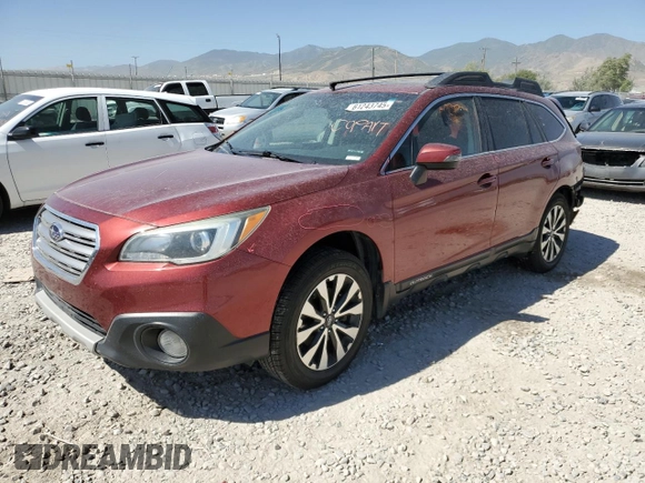 2016 Subaru Outback Limited with VIN 4S4BSENC7G3260855, listed as a Copart auction lot 61243745 with 114,415 mi miles and Salvage title. Bid and sale history available at DreamBid. Image 1.