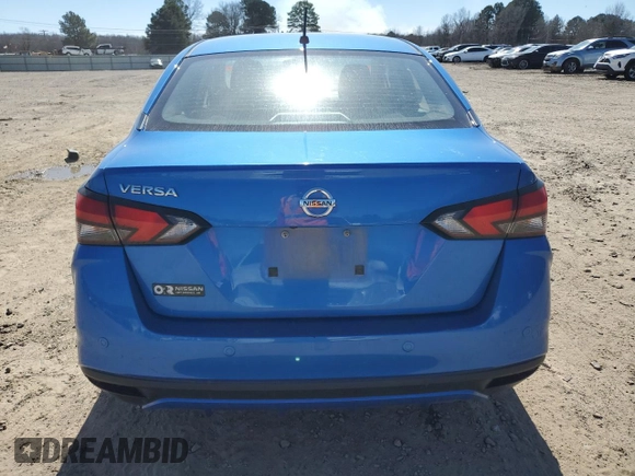 2021 Nissan Versa S with VIN 3N1CN8DV0ML907362, listed as a Copart auction lot 46853095 with 51,868 mi miles and Salvage Title. Bid and sale history available at carsss.com. Image 6.