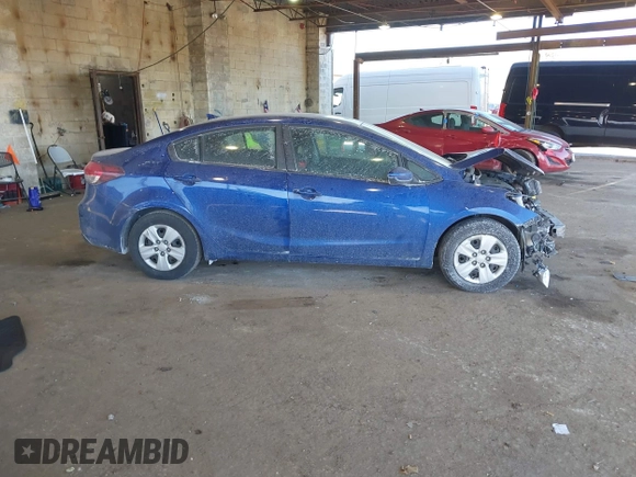 2017 Kia Forte LX with VIN 3KPFL4A79HE052430, listed as a IAAI auction lot 41632707 with 129,535 mi miles. Bid and sale history available at carsss.com. Image 13.