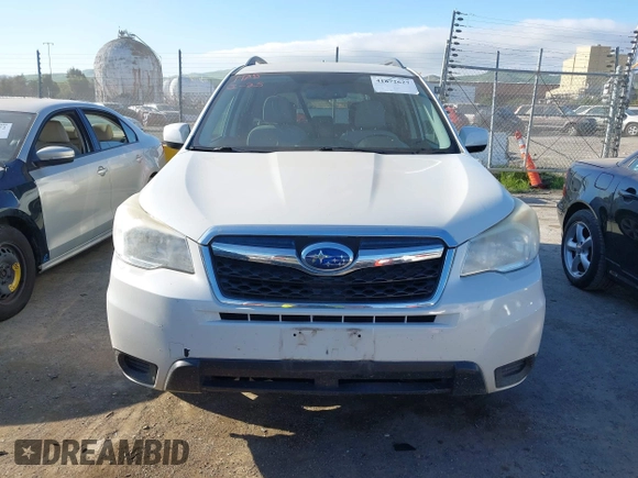 2014 Subaru Forester 2.5i Premium with VIN JF2SJACC4EG515701, listed as a IAAI auction lot 41872627 with 218,146 mi miles. Bid and sale history available at carsss.com. Image 6.