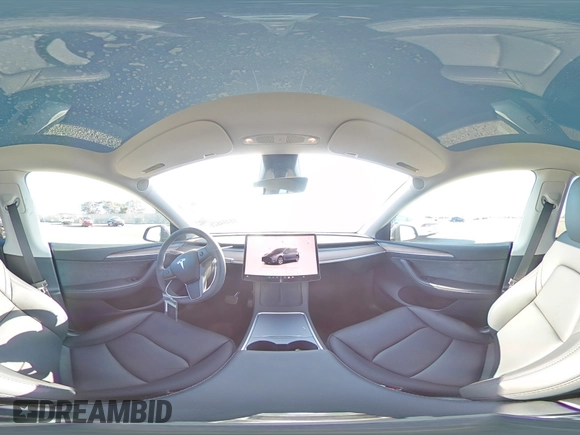 2024 Tesla Model Y with VIN 7SAYGDED4RF017614, listed as a Copart auction lot 88494625 with 11,209 mi miles and Salvage title. Bid and sale history available at DreamBid. Image 12.
