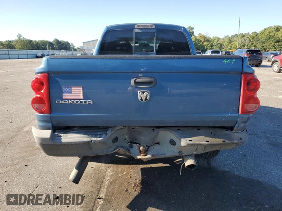 2005 Dodge Dakota ST with VIN 1D7HE28KX5S204098, listed as a Copart auction lot 69924624 with 326,213 mi miles and Salvage Title. Bid and sale history available at carsss.com. Image 6.