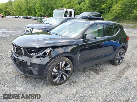 2023 Volvo XC40 Plus Bright Theme с VIN YV4L12UN0P2990297, выставлен на аукционе Copart как лот 58774155 с пробегом 24 189 миль миль и Списание • Salvage title. История ставок и продаж доступна на DreamBid. Изображение 1.
