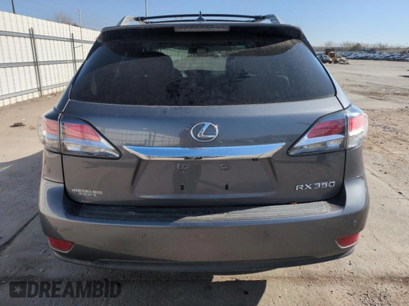 2013 Lexus RX 350 with VIN 2T2BK1BA5DC176547, listed as a Copart auction lot 52158535 with 74,665 mi miles and Salvage Title. Bid and sale history available at carsss.com. Image 6.
