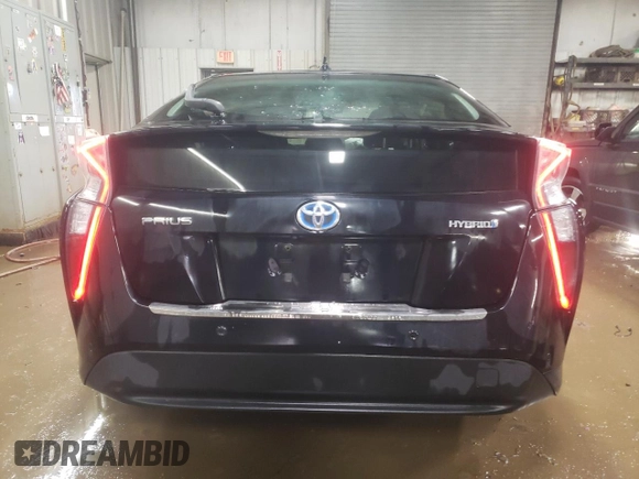 2018 Toyota Prius Two with VIN JTDKARFU3J3549423, listed as a Copart auction lot 46845505 with 82,485 mi miles and Salvage Title. Bid and sale history available at carsss.com. Image 6.
