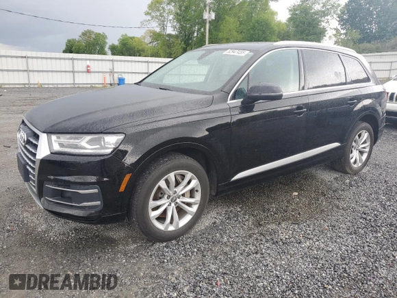 2017 Audi Q7 Premium with VIN WA1AAAF79HD026543, listed as a Copart auction lot 52947455 with 159,456 mi miles and Clean title. Bid and sale history available at DreamBid. Image 1.