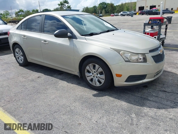 2014 Chevrolet Cruze LS with VIN 1G1PA5SH8E7326020, listed as a IAAI auction lot 42182314 with 65,000 mi miles and . Bid and sale history available at DreamBid. Image 1.