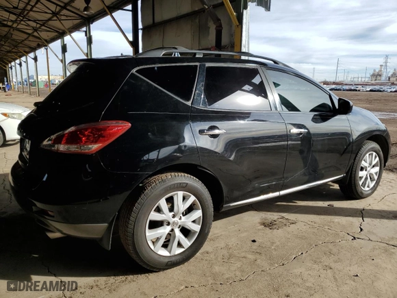 2012 Nissan Murano S with VIN JN8AZ1MU0CW115068, listed as a Copart auction lot 41655494 with 160,721 mi miles and Clean Title. Bid and sale history available at carsss.com. Image 3.