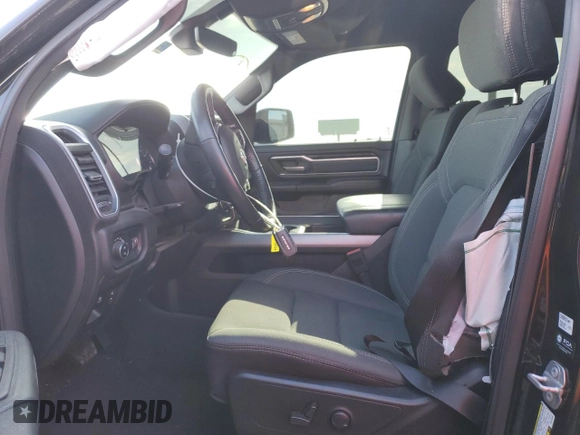 2022 Ram 1500 Big Horn with VIN 1C6RREFG0NN472389, listed as a Copart auction lot 86263364 with 37,083 mi miles and Salvage title. Bid and sale history available at DreamBid. Image 7.