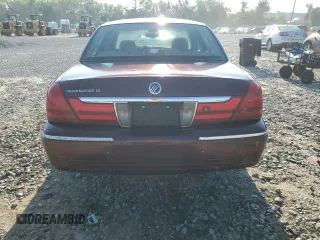 2003 Mercury Grand Marquis LS Premium with VIN 2MEFM75W03X606245, listed as a Copart auction lot 50795125 with 207,117 mi miles and Salvage Title. Bid and sale history available at DreamBid. Image 6.