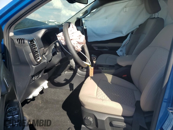 2024 Ford Ranger XLT with VIN 1FTER4GH1RLE01261, listed as a Copart auction lot 44489655 with 6,885 mi miles and Salvage Title. Bid and sale history available at DreamBid. Image 7.