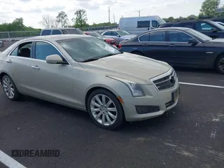2014 Cadillac ATS Luxury AWD with VIN 1G6AH5RX6E0155382, listed as a IAAI auction lot 42025727 with 104,862 mi miles and . Bid and sale history available at carsss.com. Image 1.