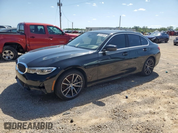 2019 BMW 3 Series 330i z VIN WBA5R1C57KFH03202, wystawiony jako Copart lot #51518915 z przebiegiem 172 464 mil mil oraz Szkody całkowita. Historia ofert i sprzedaży dostępna na DreamBid. Obrazek 1.