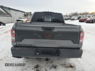2024 Nissan Titan Pro-4X with VIN 1N6AA1ED1RN115335, listed as a Copart auction lot 42597585 with 5,381 mi miles and Salvage title. Bid and sale history available at DreamBid. Image 6.
