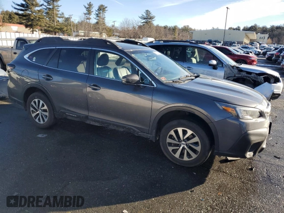 2021 Subaru Outback Premium with VIN 4S4BTADC2M3193598, listed as a Copart auction lot 42707495 with 97,953 mi miles and Salvage Title. Bid and sale history available at DreamBid. Image 4.