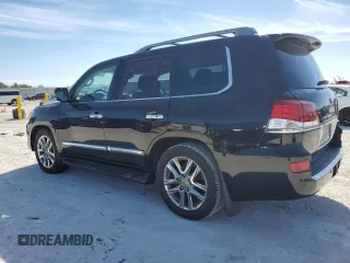 2015 Lexus LX 570 with VIN JTJHY7AX7F4165803, listed as a Copart auction lot 42799625 with 157,666 mi miles and Salvage Title. Bid and sale history available at DreamBid. Image 2.