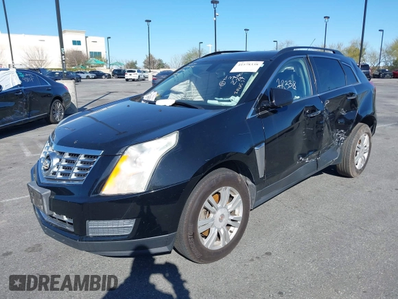 2015 Cadillac SRX z VIN 3GYFNAE32FS543933, wystawiony jako IAAI lot #41578338 z przebiegiem 150 937 mil mil oraz . Historia ofert i sprzedaży dostępna na DreamBid. Obrazek 2.