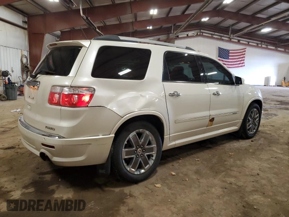2011 GMC Acadia Denali with VIN 1GKKVTED0BJ320251, listed as a Copart auction lot 52072865 with 157,108 mi miles and Clean Title. Bid and sale history available at carsss.com. Image 3.