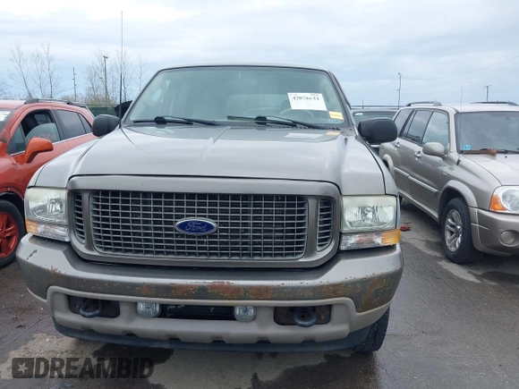 2003 Ford Excursion Limited with VIN 1FMNU43S83ED67584, listed as a IAAI auction lot 42076621 with 159,271 mi miles and . Bid and sale history available at DreamBid. Image 12.