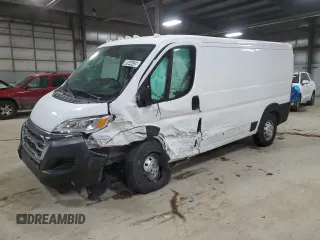 2023 Ram ProMaster Cargo with VIN 3C6LRVVGXPE551194, listed as a Copart auction lot 88544435 with Not Provided miles and Salvage Title. Bid and sale history available at DreamBid. Image 1.