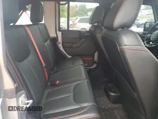 2018 Jeep Wrangler Unlimited Rubicon Recon with VIN 1C4BJWFGXJL814198, listed as a Copart auction lot 59434645 with 43,931 mi miles and Salvage title. Bid and sale history available at DreamBid. Image 10.