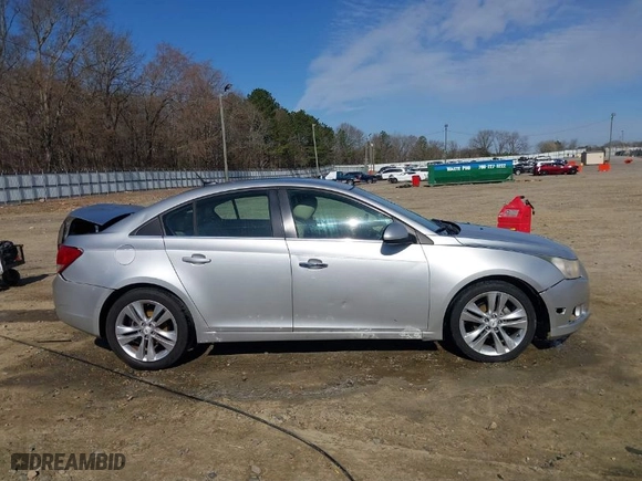 2011 Chevrolet Cruze LTZ with VIN 1G1PH5S94B7229204, listed as a IAAI auction lot 41750060 with 192,083 mi miles. Bid and sale history available at carsss.com. Image 13.