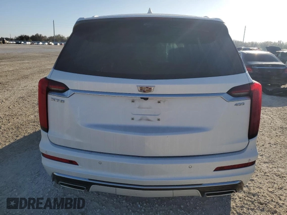 2020 Cadillac XT6 FWD Premium Luxury with VIN 1GYKPCRS9LZ105835, listed as a Copart auction lot 77072234 with 0 mi miles and Non Repairable. Bid and sale history available at carsss.com. Image 6.