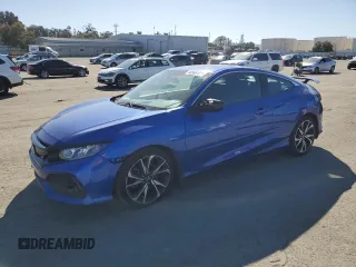 2017 Honda Civic Si with VIN 2HGFC3A55HH752606, listed as a Copart auction lot 46866185 with 118,662 mi miles and Salvage Title. Bid and sale history available at DreamBid. Image 1.