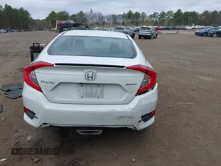 2019 Honda Civic Sedan Sport with VIN 2HGFC2F87KH592488, listed as a IAAI auction lot 42077168 with 44,431 mi miles. Bid and sale history available at carsss.com. Image 16.