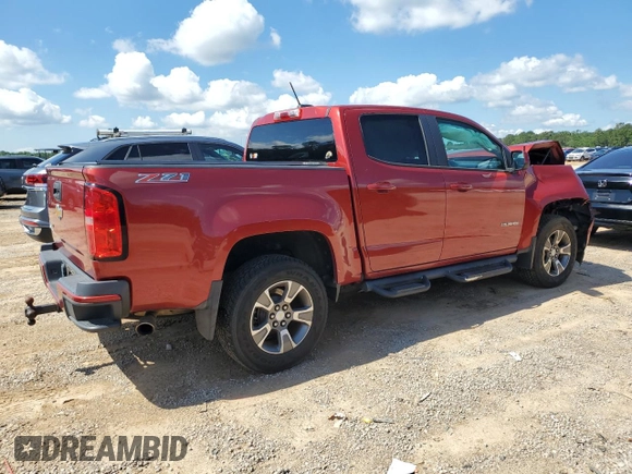 2015 Chevrolet Colorado 2WD Z71 with VIN 1GCGSCE35F1186280, listed as a Copart auction lot 56596115 with 123,041 mi miles and Salvage title. Bid and sale history available at DreamBid. Image 3.