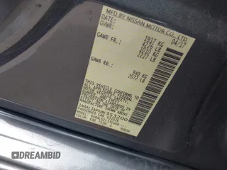 2017 Nissan Altima S with VIN 1N4AL3APXHN353200, listed as a IAAI auction lot 42586876 with Not provided miles and . Bid and sale history available at DreamBid. Image 9.