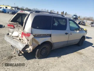 2001 Toyota Sienna LE with VIN 4T3ZF13C41U400383, listed as a Copart auction lot 47057865 with 271,432 mi miles and Salvage Title. Bid and sale history available at carsss.com. Image 3.