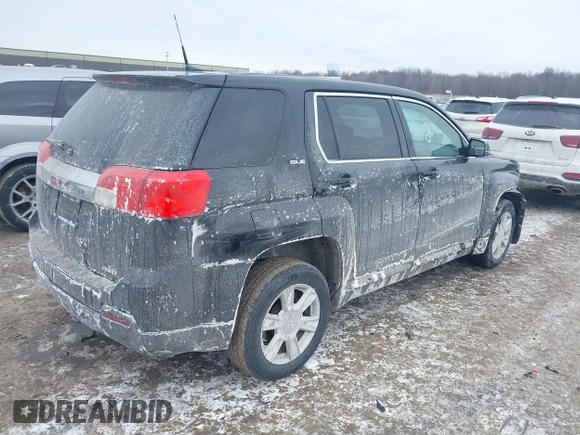 2010 GMC Terrain SLE-1 with VIN 2CTFLCEW0A6333764, listed as a IAAI auction lot 41410557 with 136,633 mi miles. Bid and sale history available at carsss.com. Image 4.