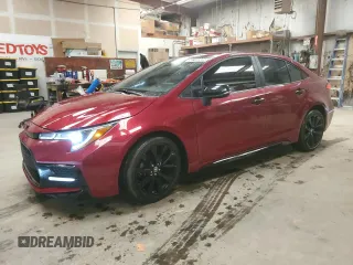 2022 Toyota Corolla SE with VIN 5YFS4MCE1NP123279, listed as a Copart auction lot 50740805 with 53,383 mi miles and Clean Title. Bid and sale history available at carsss.com. Image 1.
