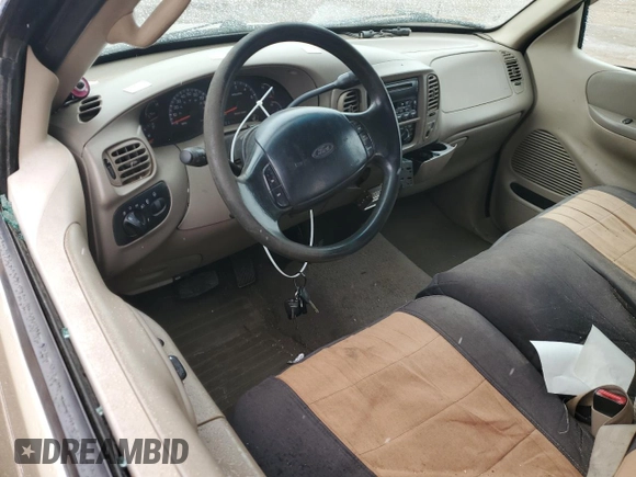 2000 Ford F-150 XL with VIN 1FTRX18LXYKA36124, listed as a Copart auction lot 51650385 with 0 mi miles and Salvage Title. Bid and sale history available at carsss.com. Image 8.
