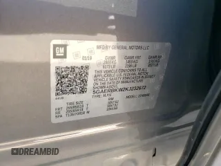 2019 Buick Enclave Essence with VIN 5GAERBKW2KJ232672, listed as a Copart auction lot 54578785 with 108,478 mi miles and Non Repairable. Bid and sale history available at DreamBid. Image 14.