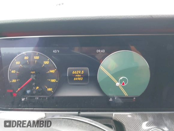 2018 Mercedes-Benz E-Class AMG E 43 with VIN WDDZF6EB4JA384109, listed as a IAAI auction lot 41417087 with 64,983 mi miles. Bid and sale history available at carsss.com. Image 7.