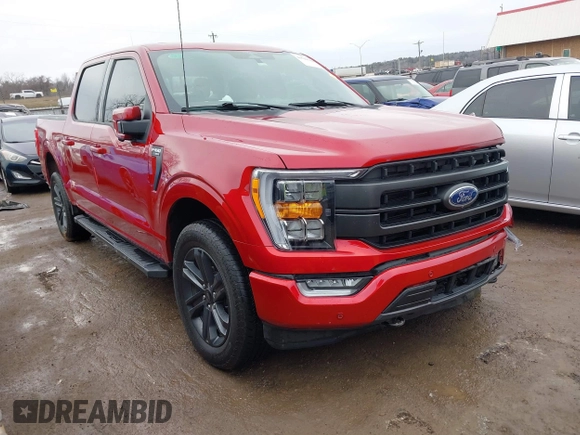 2023 Ford F-150 XL with VIN 1FTFW1E83PFA42070, listed as a IAAI auction lot 41520844 with 25,884 mi miles. Bid and sale history available at carsss.com. Image 1.