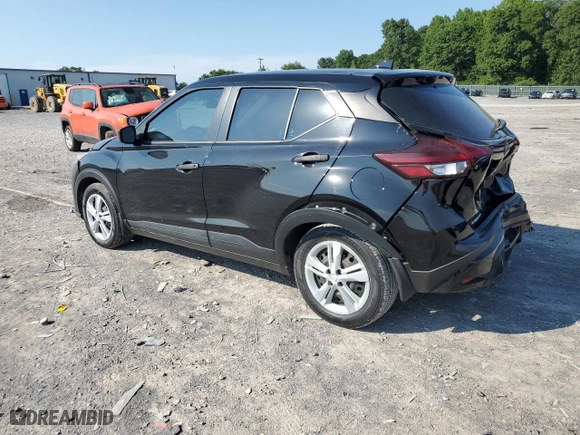 2022 Nissan Kicks S with VIN 3N1CP5BV9NL525943, listed as a Copart auction lot 65404094 with 56,113 mi miles and Salvage Title. Bid and sale history available at carsss.com. Image 2.
