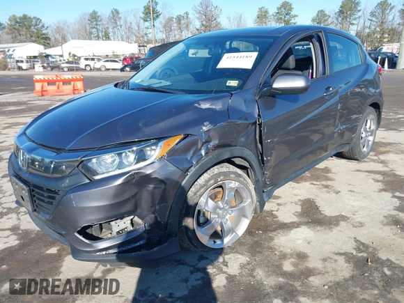 2021 Honda HR-V LX with VIN 3CZRU6H37MM743555, listed as a IAAI auction lot 41544189 with 72,039 mi miles. Bid and sale history available at carsss.com. Image 6.