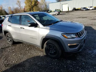 2017 Jeep Compass Sport with VIN 3C4NJCAB6HT647621, listed as a Copart auction lot 80497284 with 96,086 mi miles and Salvage Title. Bid and sale history available at carsss.com. Image 4.