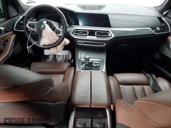 2020 BMW X5 M50i with VIN 5UXJU4C00LLE46181, listed as a Copart auction lot 66190794 with Not Provided miles and Salvage Title. Bid and sale history available at DreamBid. Image 8.