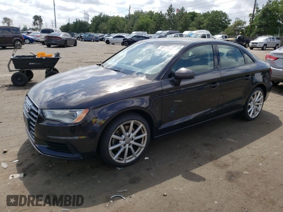 2015 Audi S3 2.0T Premium Plus with VIN WAUBFGFFXF1099616, listed as a Copart auction lot 58771153 with 14,616 mi miles. Bid and sale history available at carsss.com. Image 1.