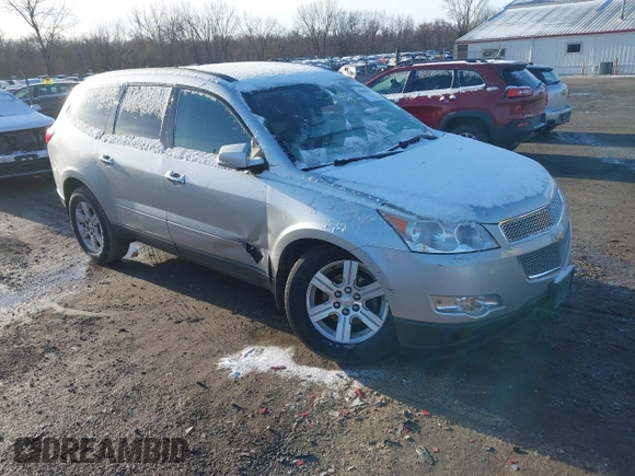 2012 Chevrolet Traverse 1LT with VIN 1GNKRGED1CJ178413, listed as a IAAI auction lot 41845696 with Not Provided miles and . Bid and sale history available at DreamBid. Image 1.