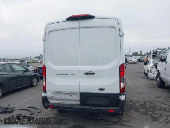 2023 Ford Transit Cargo with VIN 1FTBR1C86PKA02758, listed as a IAAI auction lot 42465866 with 33,095 mi miles and . Bid and sale history available at DreamBid. Image 17.