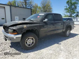 2002 Dodge Dakota SLT with VIN 1B7HG48Z32S670125, listed as a Copart auction lot 51124525 with 0 mi miles and Salvage Title. Bid and sale history available at carsss.com. Image 1.