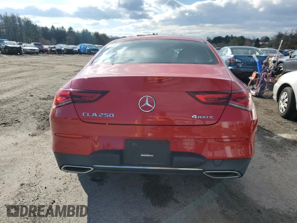 2020 Mercedes-Benz CLA 250 with VIN W1K5J4HB6LN086900, listed as a Copart auction lot 77481693 with 54,262 mi miles and . Bid and sale history available at DreamBid. Image 6.